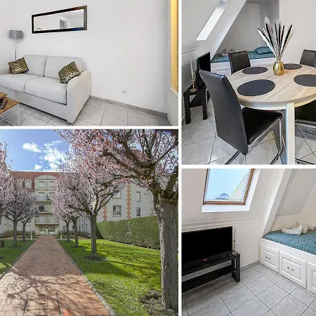 L'instant Ocean - Piscine, A Pied-esprit Cosy - Parking & Wifi - Les Cles Du Pays De Retz Apartmán Deauville